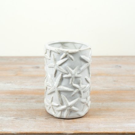 Cream Starfish Vase